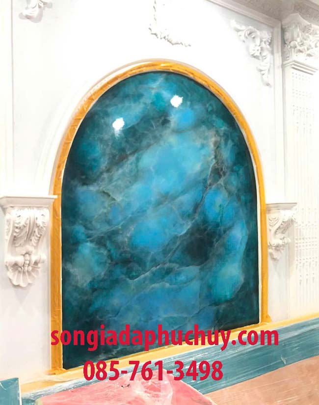 tường nhà sơn giả đá