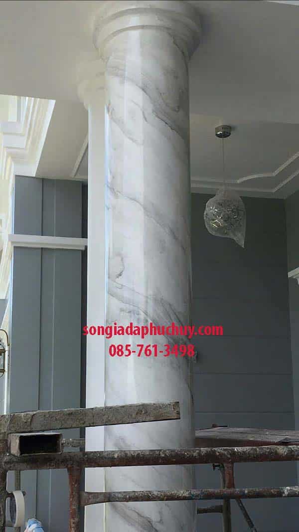 cột tròn giả đá đẹp