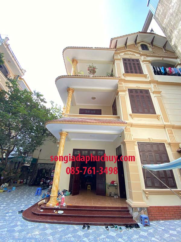 sơn giả đá ngoài trời