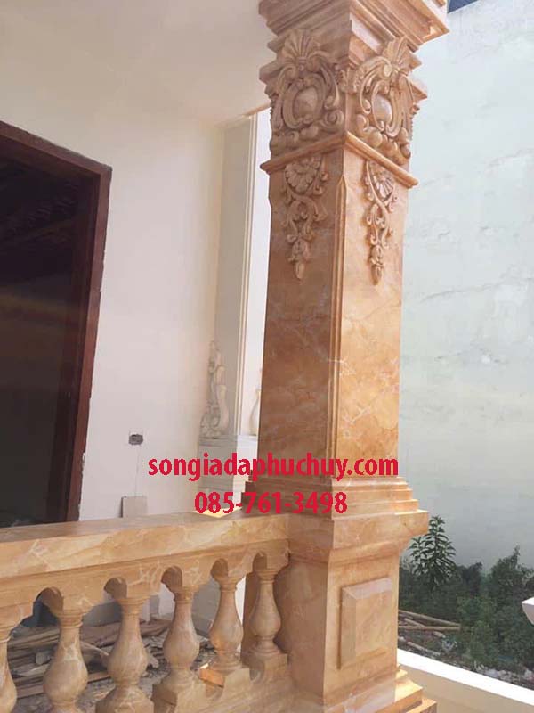 sơn giả đá cột cẩm thạch
