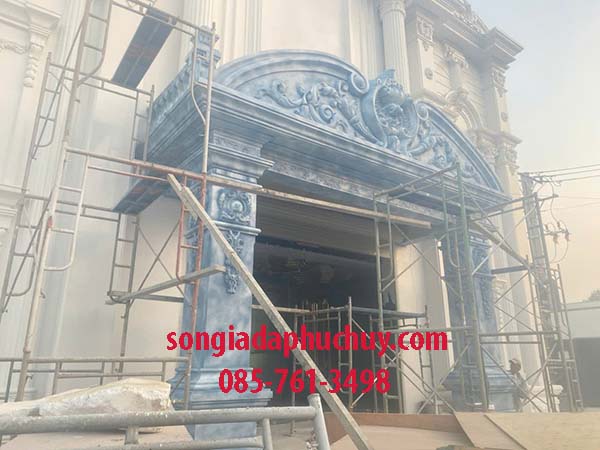 giả đá cẩm thạch màu xanh