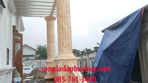 cột tròn giả đá cẩm thạch