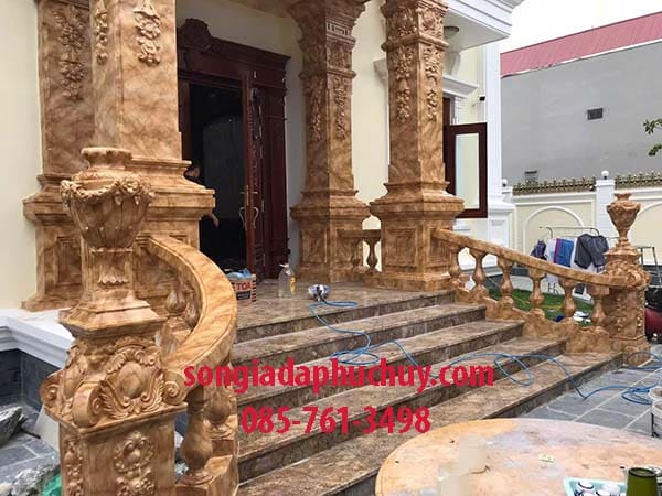 giả đá mặt tiền đẹp
