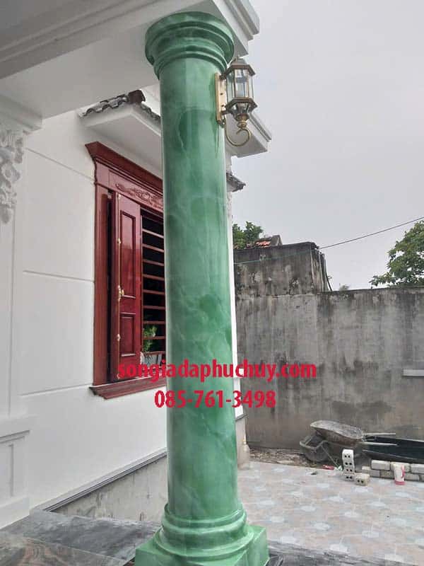 cột hiên sơn giả đá đẹp