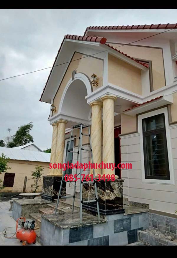 sơn giả đá ngoại thất