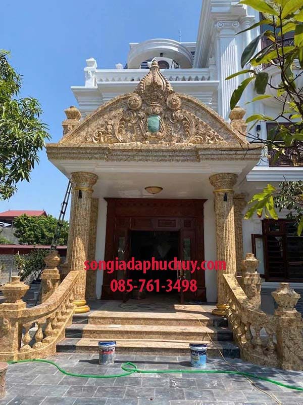 giả đá hoa cương mặt tiền