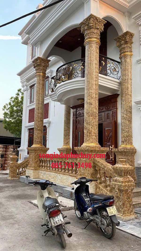 mẫu cột hoa cương đẹp