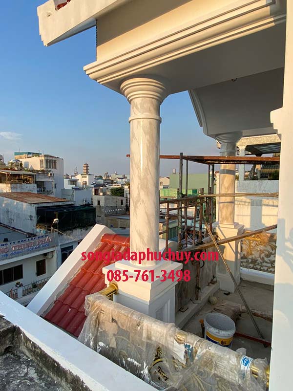 sơn giả đá ngoài trời