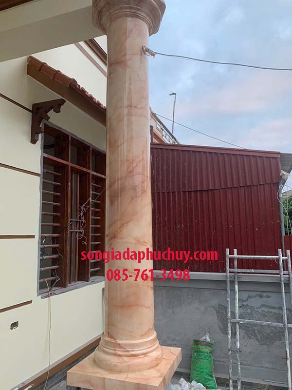 cột tròn giả đá bóng