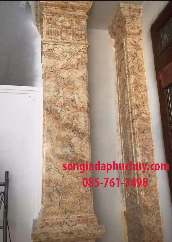cột giả đá hoa cương