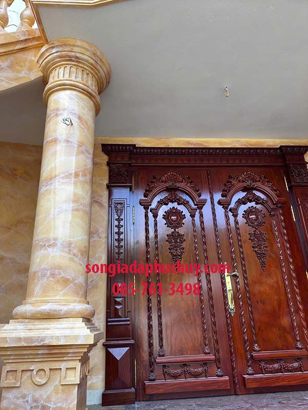 cột sơn giả đá 3d
