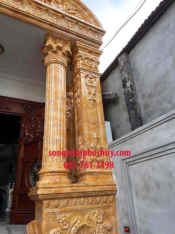 son giả đá mặt tiền