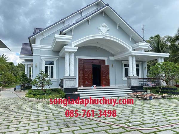 giả đá mặt tiền đẹp