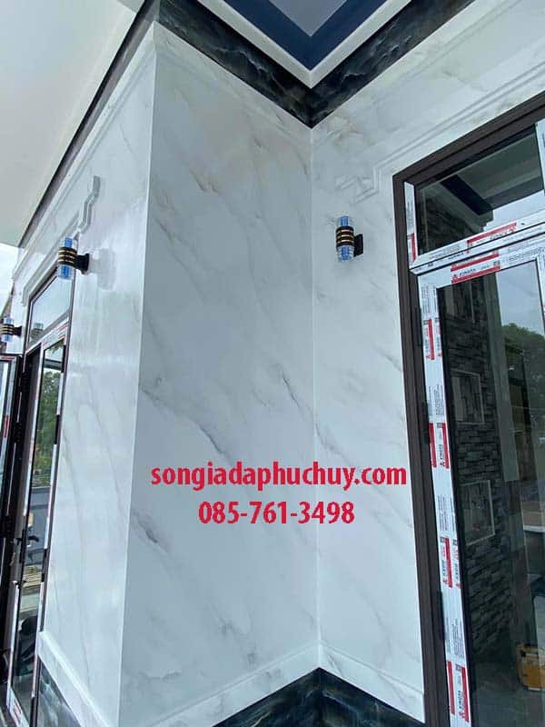 tường sơn giả đá đẹp