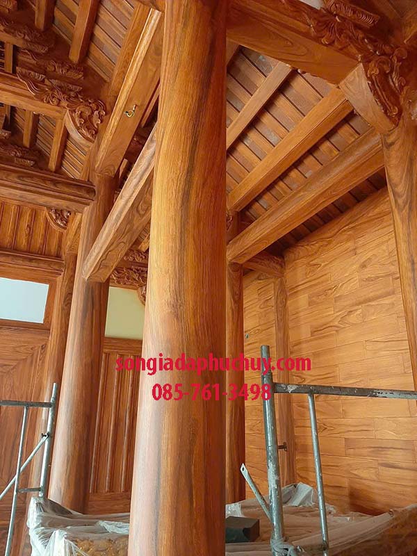 thi công vẽ giả gỗ