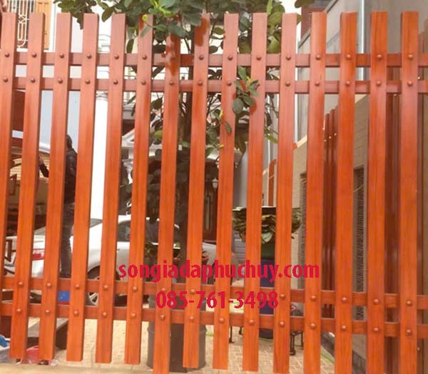 giả vân gỗ hàng rào