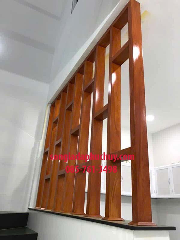 vách giả gỗ trang trí
