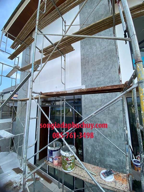 sơn hiệu ứng ngoài trời