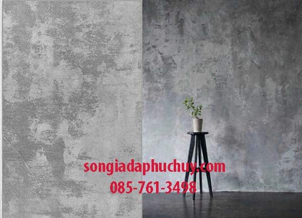 tường sơn giả hiệu ứng xi măng