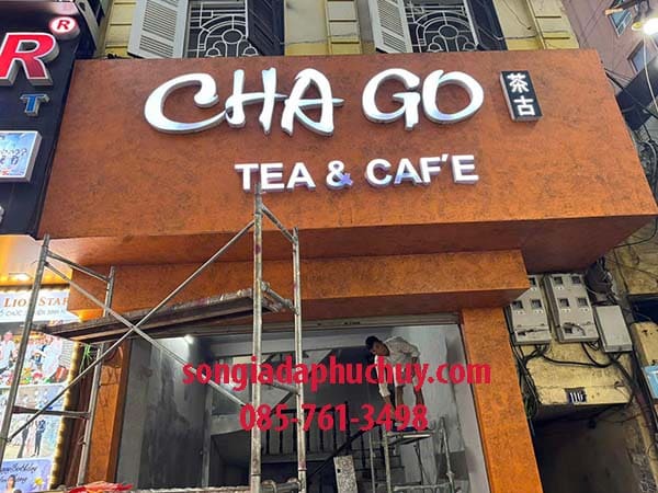 sơn hiệu ứng quán cafe