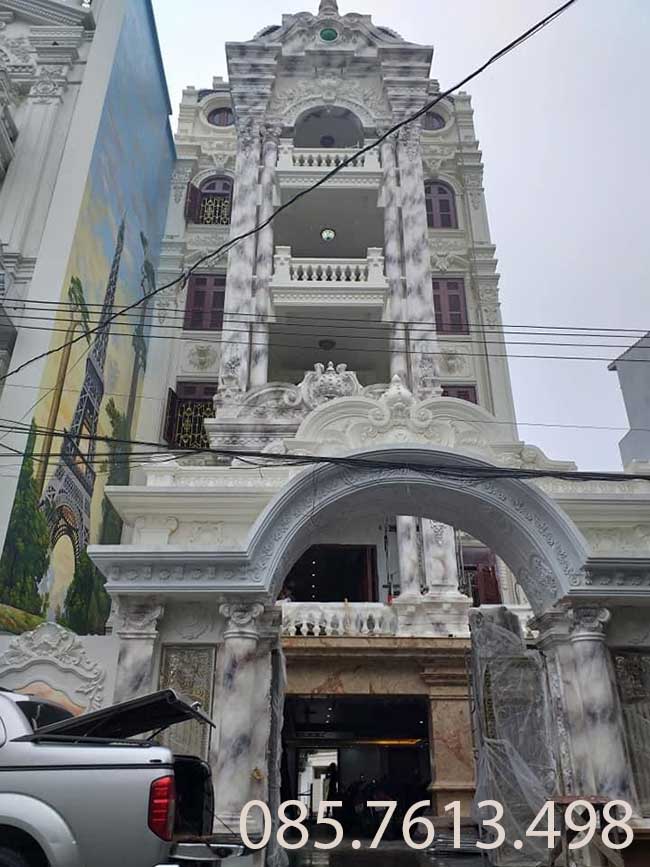 sơn giả đá cột thông tầng
