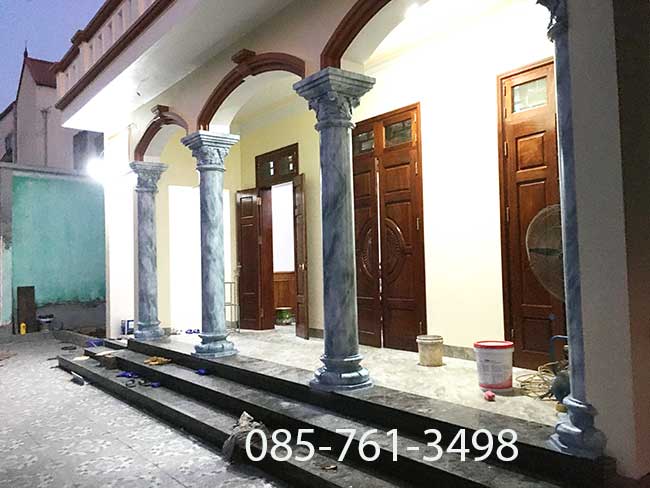 cột tròn giả đá 3d cẩm thạch