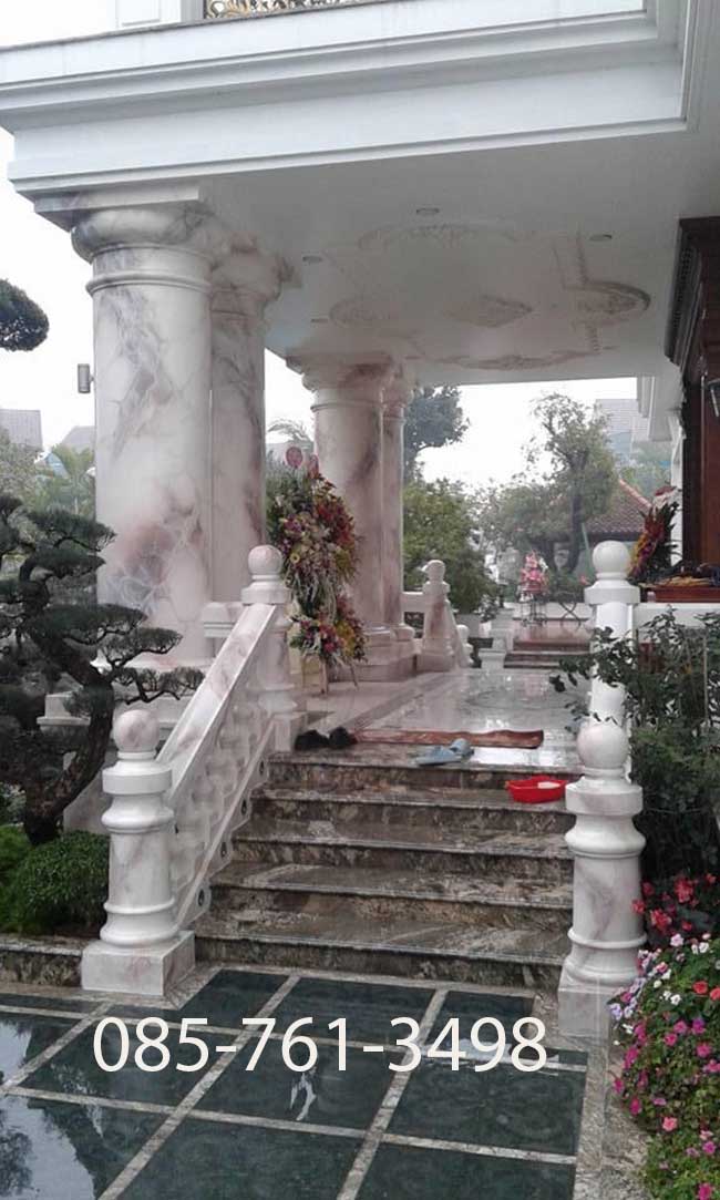 cột giả đá tiền sảnh