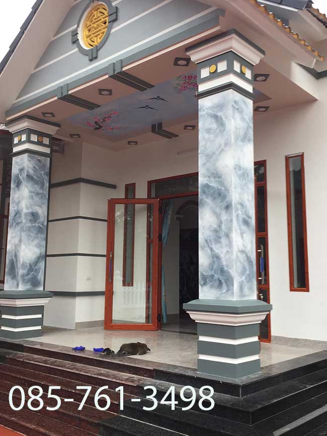 mẫu đá 3d trắng xám