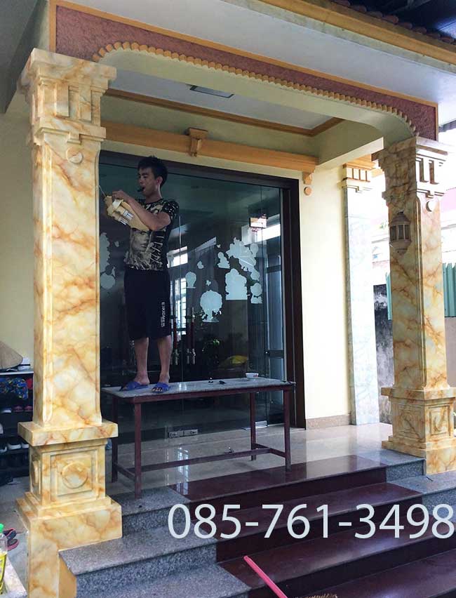cẩm thạch giả trụ vuông