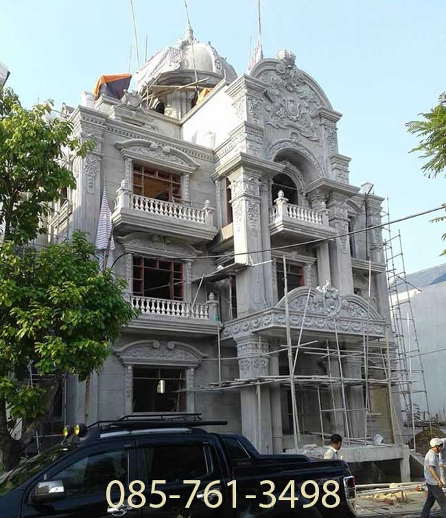 sơn giả đá lâu đài