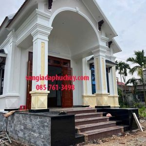 Cột Vuông Sơn Giả Đá – Thi Công 24/7- Bền Màu Giá Tốt