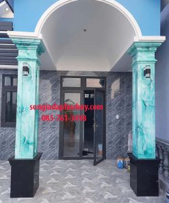 cột vuông giả đá xanh ngọc