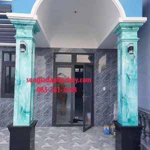 cột vuông giả đá xanh ngọc