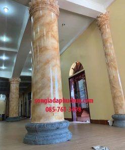 Sơn Giả Đá Marble Cao Cấp Trên cột - Tường, Nội Ngoại Thất