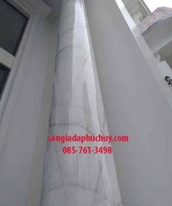 [Cột Giả Đá Trắng Xám]_ Sang Trọng – Bền Đẹp - Thi Công 24/7