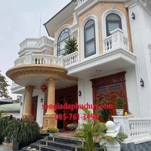 [Sơn giả đá cẩm thạch ngoài trời] bền đẹp_ Thi công 24/7