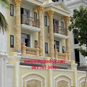 Sơn Giả Đá Cột - Đẹp – Bền, Liên hệ 0857613498