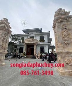 Sơn Giả Đá Trụ Cổng – Bám Sát Mẫu Phối 3D