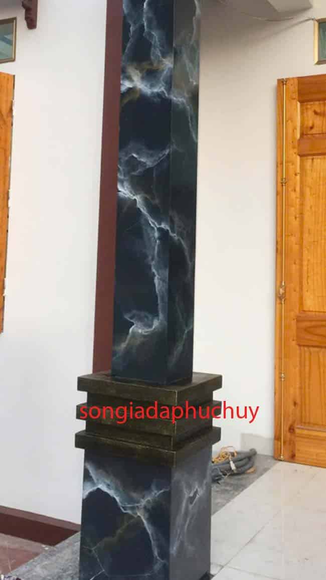 giả đá cẩm thạch màu đen