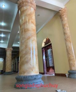 Cột Sơn Giả Đá Cẩm Thạch Top 5+ Mẫu Và Báo Giá Thi Công