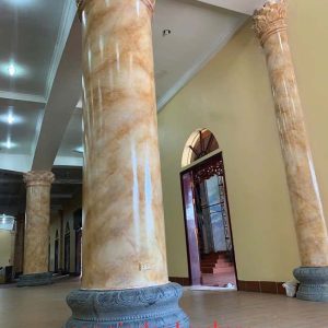 Cột Sơn Giả Đá Cẩm Thạch Top 5+ Mẫu Và Báo Giá Thi Công