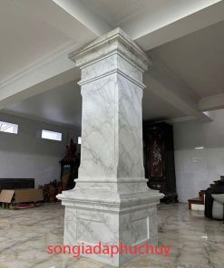 Cột Sơn Giả Đá Marble – 3+ Giải Pháp Sang, Sạch & Hiện Đại