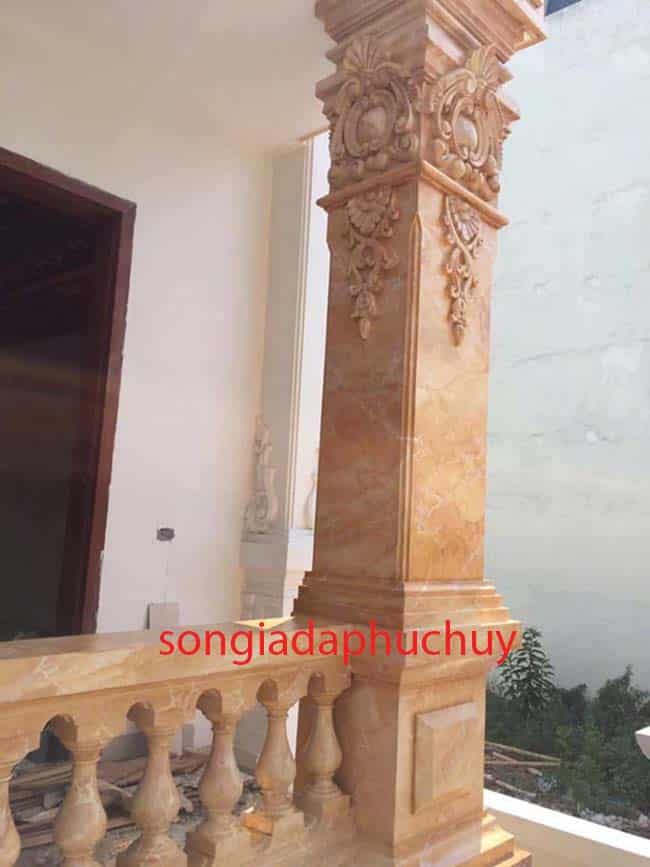 sơn đá cẩm thạch màu vàng