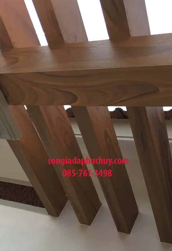 sắt hộp sơn giả gỗ