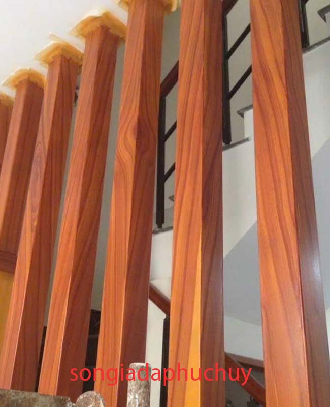 hộp sắt vuông sơn giả vân gỗ đẹp nhất