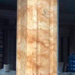 Cột Vuông Sơn Giả Đá Màu Vàng 6+ Mẫu Cột Đẹp Nội Ngoại Thất
