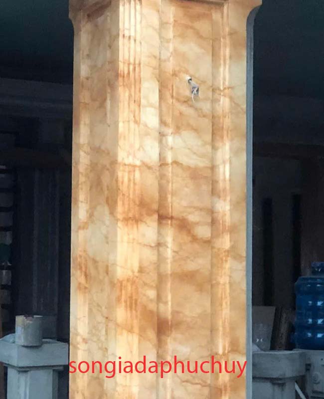 mẫu cột sơn giả vân đá đẹp