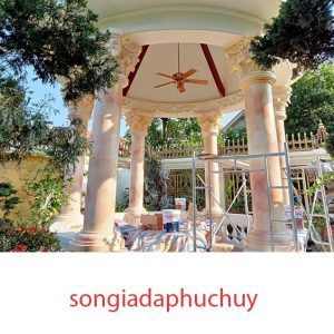 [5+] Mẫu Cột Sơn Giả Vân Đá Đẹp Cho Cột Tròn & Cột Vuông