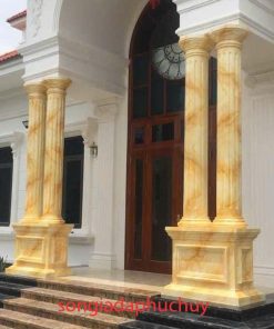 Mẫu Cột Tròn Sơn Giả Vân Đá Đẹp – Hiệu Ứng 360°
