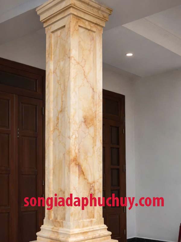 những đường vân cẩm thạch đẹp cho cột vuông